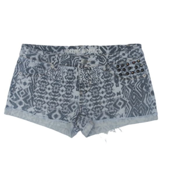 Mossimo S.Co. Low Rise Washed Denim Shorts Sz 5 - Picture 1 of 7